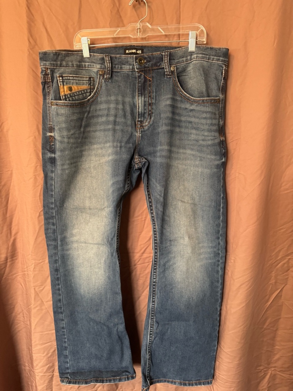 Slim Straight Men’s Jeans in Denim Blue